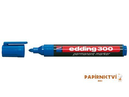 Permanentní popisovač EDDING 300 - modrý
