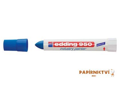 Permanentní průmyslová pasta EDDING 950 - modrý