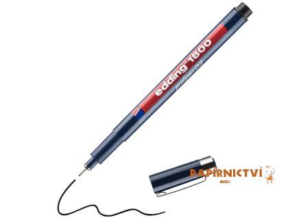 Pero pro technické kreslení EDDING 1800 0,3 mm - černý
