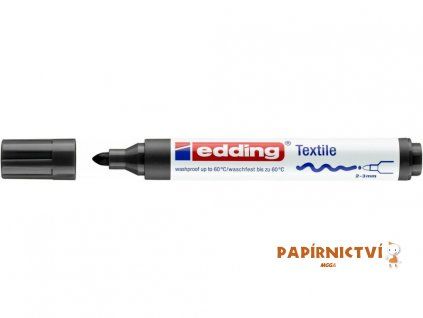 Popisovač na textil EDDING 4500, černý (001)
