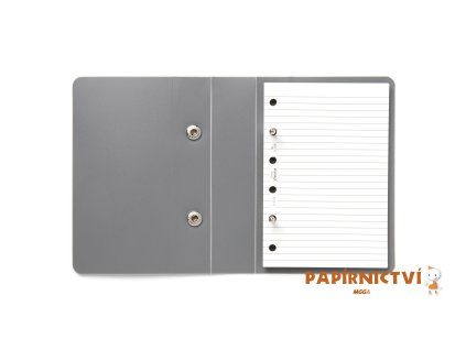 Filofax, Archivační pořadač na Diářové náplně Kapesní šedá