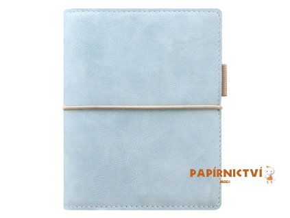 Filofax, Diář Domino Soft, kapesní, pastelová modrá