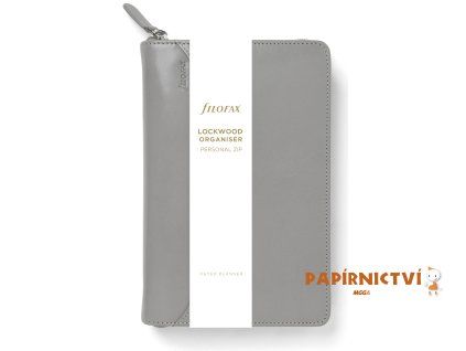 Filofax, Diář Lockwood Zip, Osobní, concrete