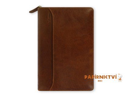 Filofax, Diář Lockwood Zip, osobní, hnědá