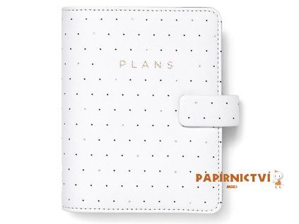 Filofax, Diář Moonlight, Kapesní, Bílá