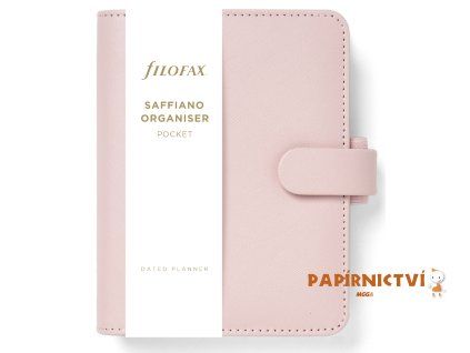 Filofax, Diář Saffiano, Kapesní, blush