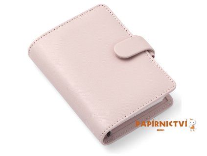 Filofax, Diář Saffiano, Mini, blush