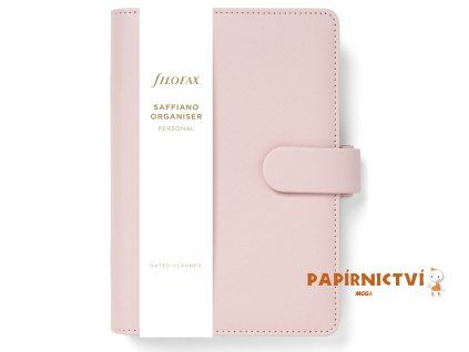 Filofax, Diář Saffiano, Osobní, blush