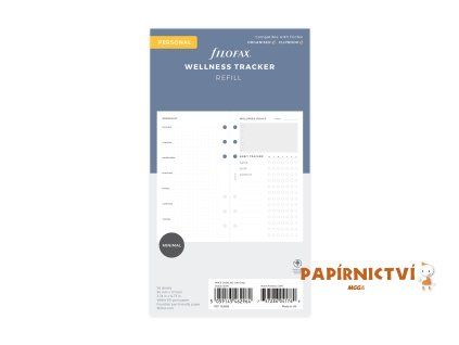Filofax, Náplň Osobní, wellness plánování