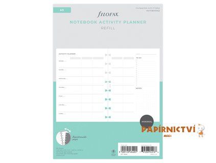 Filofax, Sledování aktivity, A5, Filofax Notebook