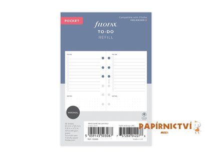 Filofax, Sledování úkolů, Kapesní