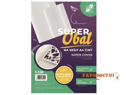 SUPEROBAL na sešit A4 čirý bal.10ks 150 mic 1-120