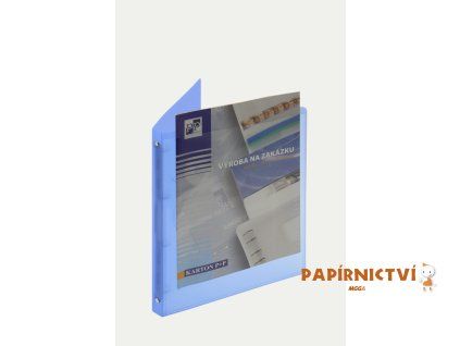Pořadač PP A4 prezentační 4kr. Opaline modrá 2-100
