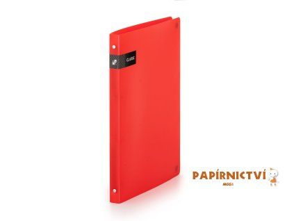 Pořadač PP A4 4kr. Classic červená 2-104