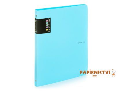 Pořadač PP A5 4kr. PASTELINI modrá 2-12119