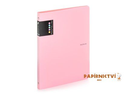 Pořadač PP A5 4kr. PASTELINI růžová 2-12219
