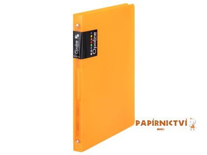 Pořadač PP A4 4kr. Opaline oranžová 2-156