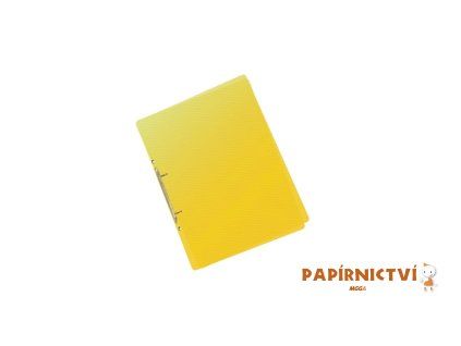 Pořadač PP A5 2kr. Lines žlutá 2-287