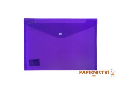 Psaníčko s drukem A4 Opaline fialová 2-346