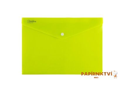 Psaníčko s drukem A4 Opaline zelená limetka 2-3471