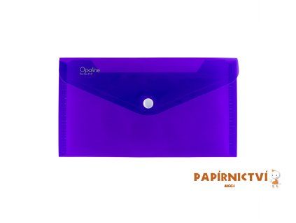 Psaníčko s drukem DL Opaline fialová 2-362