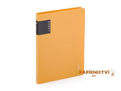 Pořadač PP A4 4kr. VERDE hořčice 2-855