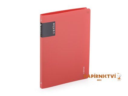 Pořadač PP A4 4kr. VERDE cihlová 2-856