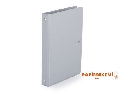 KARIS A4 PVC PASTELINI šedá 5-266