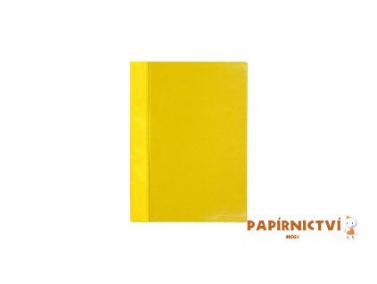 Rychlovazač A4 PVC s kapsou žlutá 5-421Y