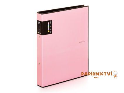 Pořadač A4 lamino R25-2kr. PASTELINI růžová 7-271