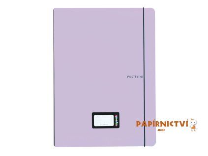 Sešit PP Oxybook A4 40 listů PASTELINI fialová 8-974