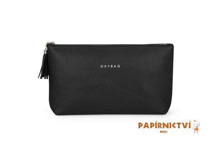 Kosmetická taška ELEGANCE MAXI Leather Black 9-70225