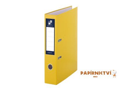 Pořadač A4 poloplast páka 5cm SCONTO žlutý 9-991
