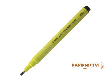 Pilot, Liner LetteringPen, 0.5-3.0, (F) tenký, limetková