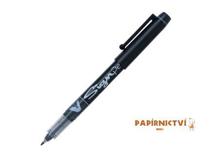 Pilot, Liner VSignPen, 0.6, (F) tenký, černá