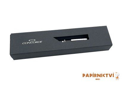 Kuličkové pero CONCORDE Focus, 1,0mm, krabička, černé tělo A14680