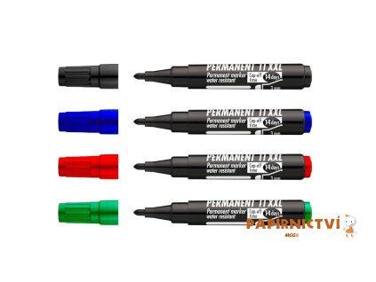 Popisovač CONCORDE 11 XXL, permanentní, 1-4mm, závěs, sada 4ks A65748
