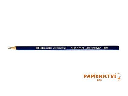 Grafitové tužky CONCORDE Blue Office č. 2 (HB), sada 12ks A1035