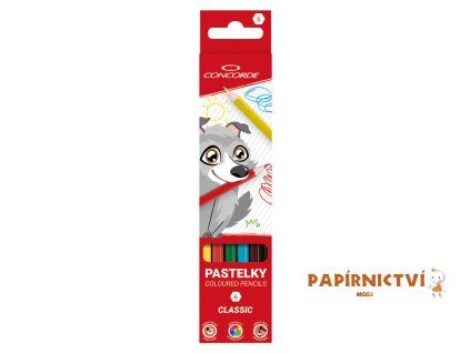 Pastelky CONCORDE Classic 6ks A1116