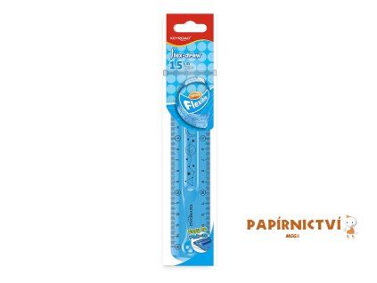 Pravítko KEYROAD Flexi, 15cm, modré A660-3