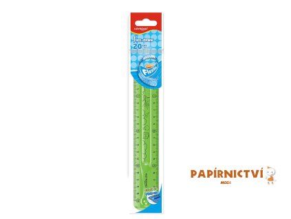 Pravítko KEYROAD Flexi, 20cm, zelené A661-2