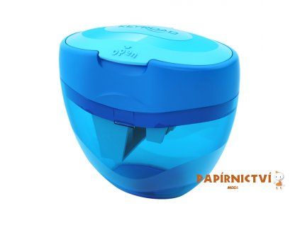 Ořezávátko KEYROAD TRI Plus, plast, modré A518-1