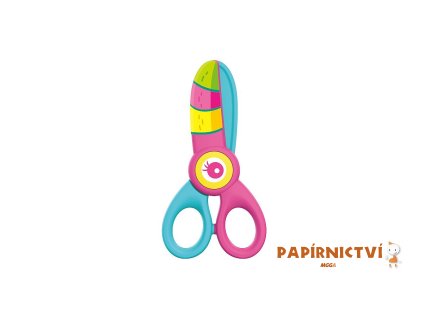 Dětské nůžky KEYROAD Flamingo, 12,5cm, blistr A627