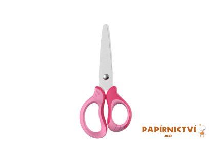 Dětské nůžky KEYROAD Soft, 12,5cm, displej, růžové A616-2