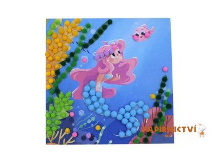 Pompom kreativní sada CONCORDE Mořská Víla A3260