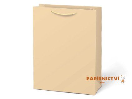 Taška MFP dárková T 5 kraft 260x320x100 béžová 5252946