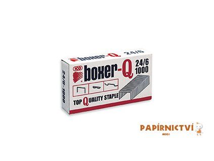 Sešívací spony BOXER-Q 24/6 1000 ks