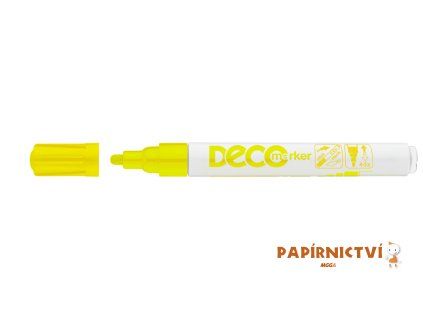 Popisovač ICO Deco, žlutý