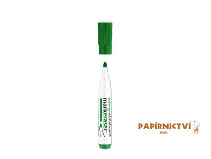 Popisovač ICO na bílé tabule s magnetem, zelený