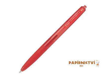 Kuličkové pero Super Grip-G M, RT - červené